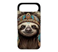 Coiffe paresseuse Indienne Indienne Plume Arts Tribaux Coque pour iPhone Air