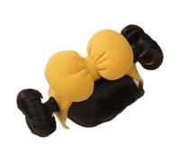 Coiffe pour bébé - Perruque pour bébé - Bandeau avec nœud - Frange - Accessoire pour cheveux
