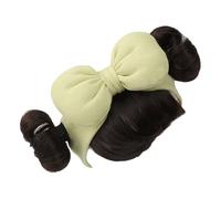 Coiffe pour bébé - Perruque pour bébé - Bandeau avec nœud - Frange - Accessoire pour cheveux