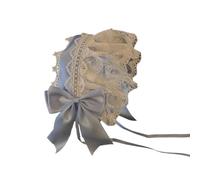 Coiffe punk réglable en dentelle à volants et nœud pour femme Accessoires pour fêtes et spectacles