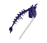 Coiffe squelette de dinosaure - Costume réaliste en peluche flexible pour costumade | 600 g - Design créatif pour fête, spectacle, design portable, tête de dinosaure amusante pour enfants, danse