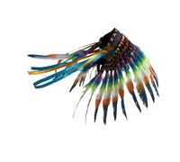 Coiffe sympathique à plumes pour cosplay, festivals, fêtes d'Halloween et mariages à thème