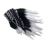 Coiffe sympathique à plumes pour cosplay, festivals, fêtes d'Halloween et mariages à thème