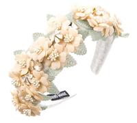 Coiffe unique pour femme - Bandeau tendance à fleurs - Accessoires pour cheveux pour toutes les occasions