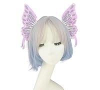 Coiffe Woodlands avec perles et ailes délicates - Accessoire pour cheveux - Convient pour les événements de la Renaissance, papillon et fleur