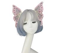 Coiffe Woodlands avec perles et ailes délicates - Accessoire pour cheveux - Convient pour les événements de la Renaissance, papillon et fleur