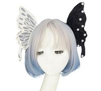 Coiffe Woodlands avec perles et ailes délicates - Accessoire pour cheveux - Convient pour les événements de la Renaissance, papillon et fleur