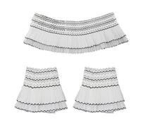 Coiffes De Demoiselle d'honneur en Dentelle Respirante avec Ajustement Réglable pour Les Spectacles Costumes Et Les Occasions Festives Accessoires Cosplay en Dentelle