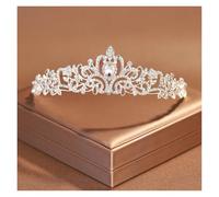 Coiffes de mariée argentées, couronnes mariage tendance for femmes, diadèmes d'anniversaire(TS-0174-A)