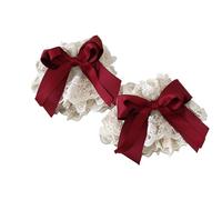 Coiffes Lolita rouge vin, coiffe de soubrette française, accessoires for cheveux style vintage, épingle à cheveux tendance, coiffure en dentelle for femme
