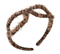 Coiffeur à imprimé léopard, bandeau à imprimé léopard pour femmes - Bandeau de douche en forme de lunettes | Casseurs imprimés de mode léopard pour bain, maquillage et sport