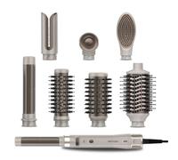 Coiffeur Cecotec 8 têtes CeramicCare 8in1 AirGlam Gyro Champagne. 1500W, 110000RPM, lisse, modèle et boucle vos cheveux