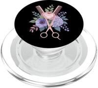 Coiffeur Ciseaux Peigne Fleurs PopSockets PopGrip pour MagSafe