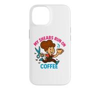 Coiffeur Coiffeur Cosmétologue Café Salon Humour Coque pour iPhone 14