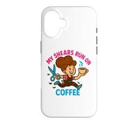 Coiffeur Coiffeur Cosmétologue Café Salon Humour Coque pour iPhone 16