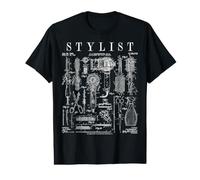 Coiffeur Coiffeur Salon de Coiffure Vintage Brevet T-Shirt Graphique avec Valeur