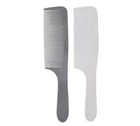 Coiffeur curbe Clipper peigne salon coiffeur coupe coup de poing plaque plate plate pour hommes plastique 2 x peignes