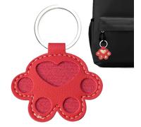 Coiffeur de poils pour animaux de poils de trousse - porte-clés en cuir de chat sauf pour chat-pat à la mode, cadeau à la mode pour une fille sa sœur amie épouse collègue adolescente des femmes membre
