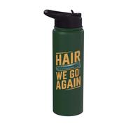 Coiffeur drôle de Hair We Go Again Stainless Steel Insulated Water Bottle