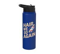 Coiffeur drôle de Hair We Go Again Stainless Steel Insulated Water Bottle