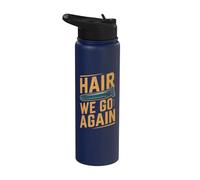 Coiffeur drôle de Hair We Go Again Stainless Steel Insulated Water Bottle