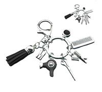 Coiffeur Porte-clés Clés Clés Pendant Sèche- Coiffure Casse-cêne Casse-clés Pendentif De Porte-clés Suspendu Charme pour Coiffeur Coiffeur