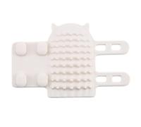 Coiffeur pour chats - Angle mural en silicone réglable pour massage - Brosse de massage portable pour chiens, chatons, chiots, grattoirs de visage pour pieds de table