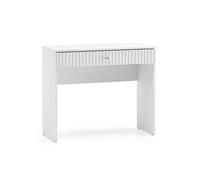 Coiffeuse 1 tiroir Petits-meubles - Luor - 92 x 40 x 78cm - Blanc