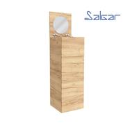 Coiffeuse 352 x 1000 x 360 mm avec miroir CHÊNE AFRICAIN ALLIANCE - SALGAR 91072