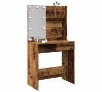 Coiffeuse avec LED Table Cosmétique Rangement Chambre Maison Intérieur vidaXL