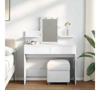 Coiffeuse avec LED Table de Maquillage Rangement Chambre Intérieur vidaXL