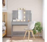 Coiffeuse avec Lumières LED Table de Maquillage Cosmétique Chambre vidaXL