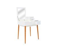 Coiffeuse avec miroir MDF 60 x 50 x 86 cm