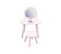 Coiffeuse avec tabouret - Danseuse Ballerine - H.48 X L.60 X P.40 / H.27 X L.28 X P.28 cm