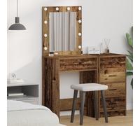 Coiffeuse avec tiroir avec stockage Bois d'ingénierie Table de Toilette vidaXL v