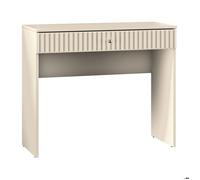 Selsey Coiffeuse Caletto élégante de 92 cm de Large, avec tiroir, décoration élégante en lamelles et poignées dorées, Durable, résistante à l'humidité et aux Rayures, pour Chambre à Coucher