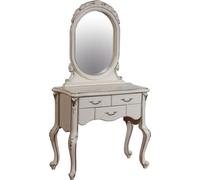 Coiffeuse classique avec miroir Console de luxe Commode chambre baroque