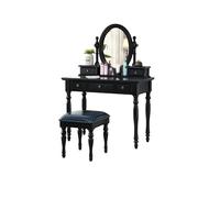 Coiffeuse Coiffeuse à la Maison Chambre à Coucher Coiffeuse de Bureau en Bois avec Tabouret Bureau