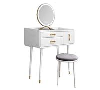 Coiffeuse Commode en Ardoise Petit Meuble de Rangement Chambre à Coucher Minimaliste Moderne Table Maquillage intégrée Table de Maquillage