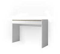 Vicco Coiffeuse Emma, Blanc/Sonoma, 120 cm sans Miroir