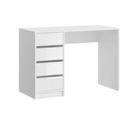 Coiffeuse Emma [en.casa] blanc brillant 110 x 48 x 75 cm