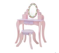 Coiffeuse enfant - Fantasy Fields - miroir LED rangement rose lilas