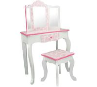 Coiffeuse enfant, Teamson Kids, rose/blanc, 60 X 29 X 100