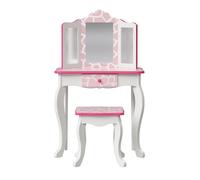 Coiffeuse enfant, Teamson Kids, rose/blanc, 60 X 29 X 100