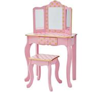 Coiffeuse enfant, Teamson Kids, rose/dore, 60 X 29 X 100