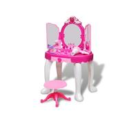 Coiffeuse De Jouet Avec Lumière/Son Et 3 Miroirs Pour Enfants