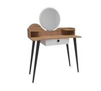 Coiffeuse Pin Atlantique/Blanc 127,5x90x45