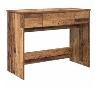 vidaXL Coiffeuse table de maquillage avec miroir 100x45x76 cm Blanc