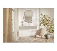 Coiffeuse avec tiroir - VELDIO - 110 cm - suspendu - grėge