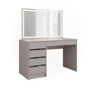 Coiffeuse Sherry 120cm avec miroir LED Cachemire Vicco 51671